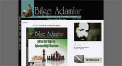 Desktop Screenshot of bilgeadamlar.net
